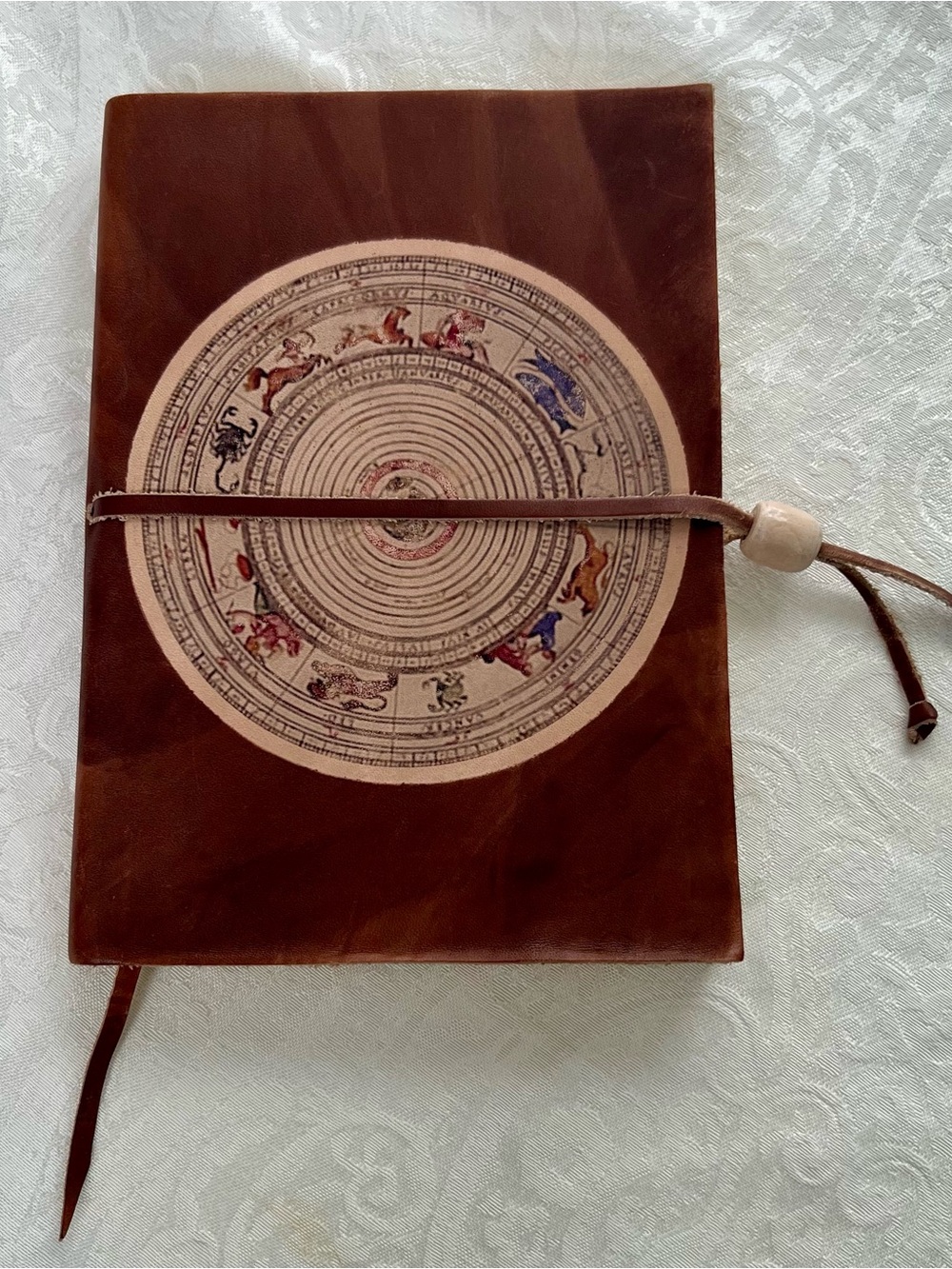 Barnes & Noble Brown Leather Zodiac Journal